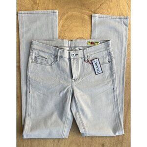 Blank Women's Silver Cotton Regular Straight Leg Jeans Size 29